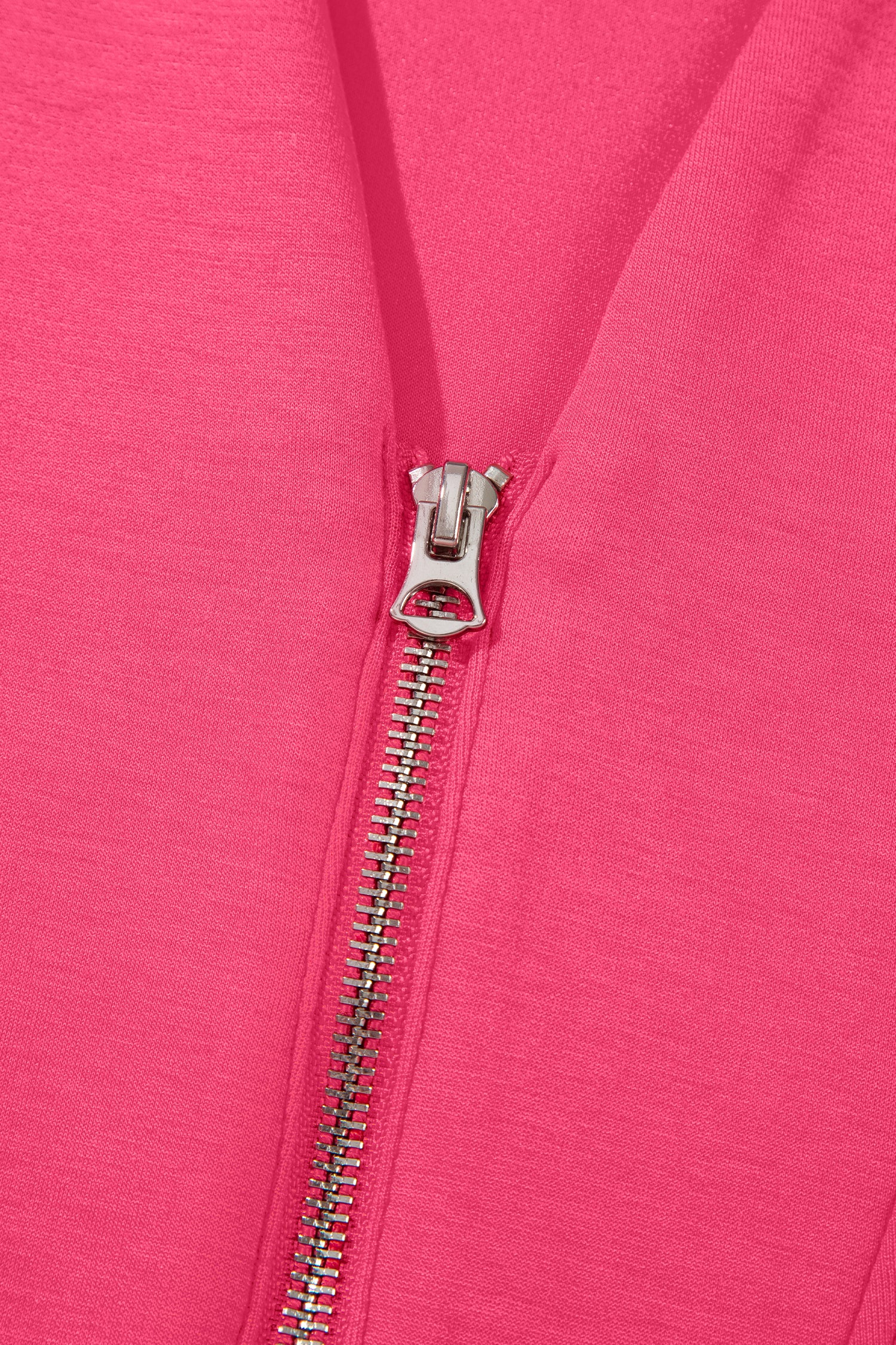 Quarter Zip Sleeveless Top Drawstring Shorts Casual Two-Piece Outfit — women's everyday bottoms | J&H Apparel
