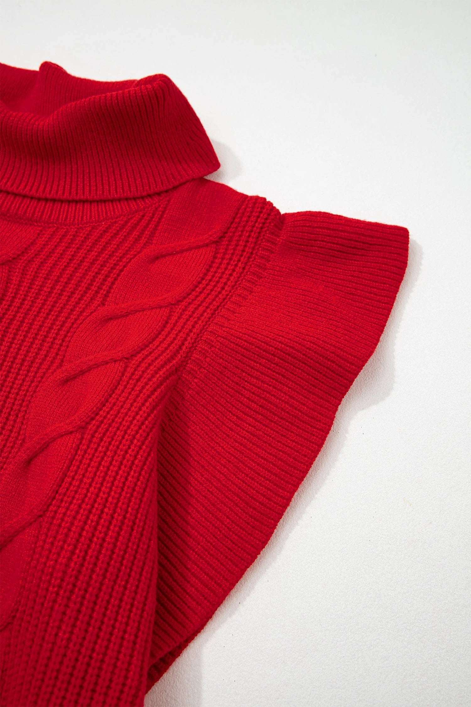 jet stream cable knit turtleneck sweater for women casual everyday outfit