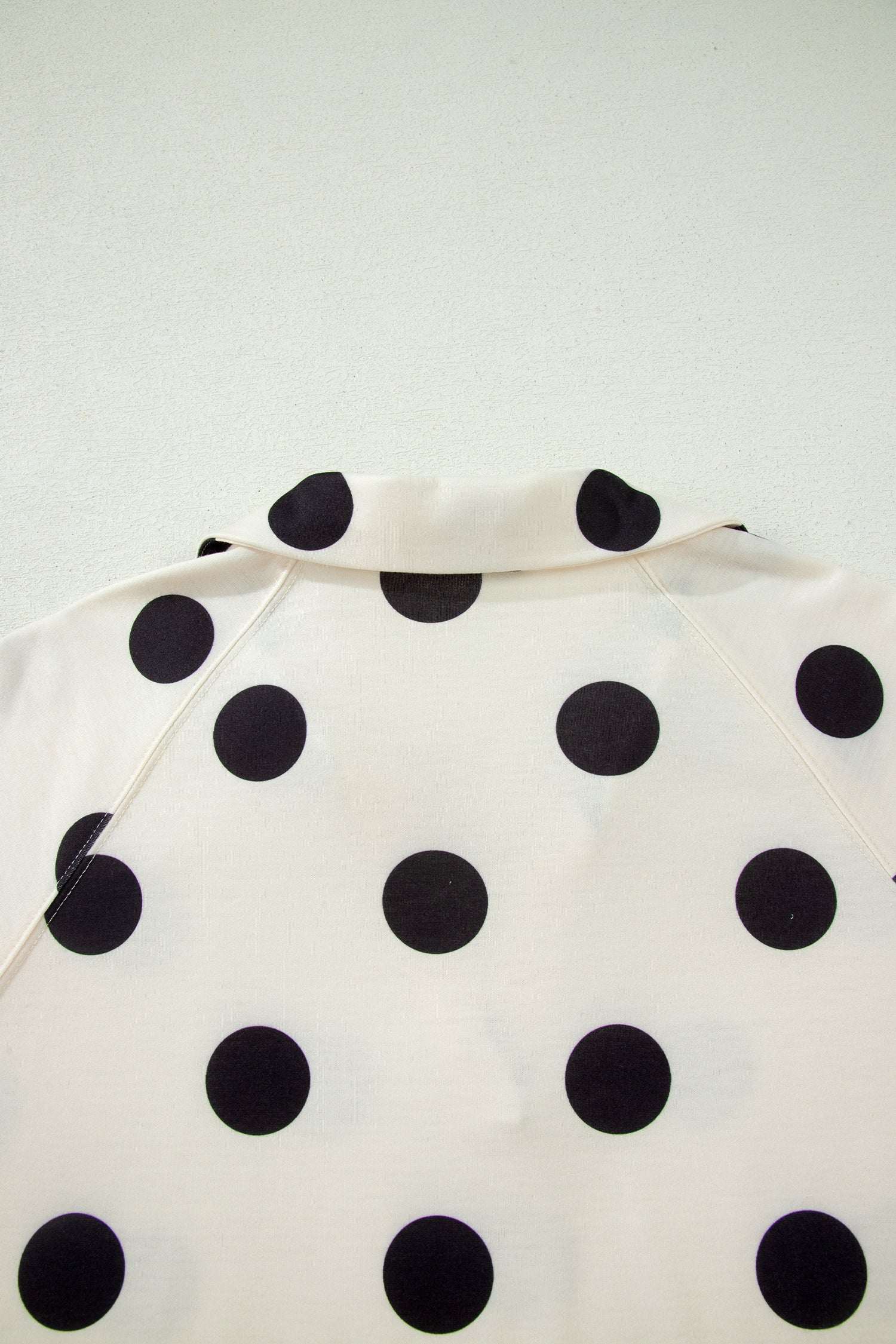 Polka Dot Tee Short Set | V-Neck Casual Outfit Set
