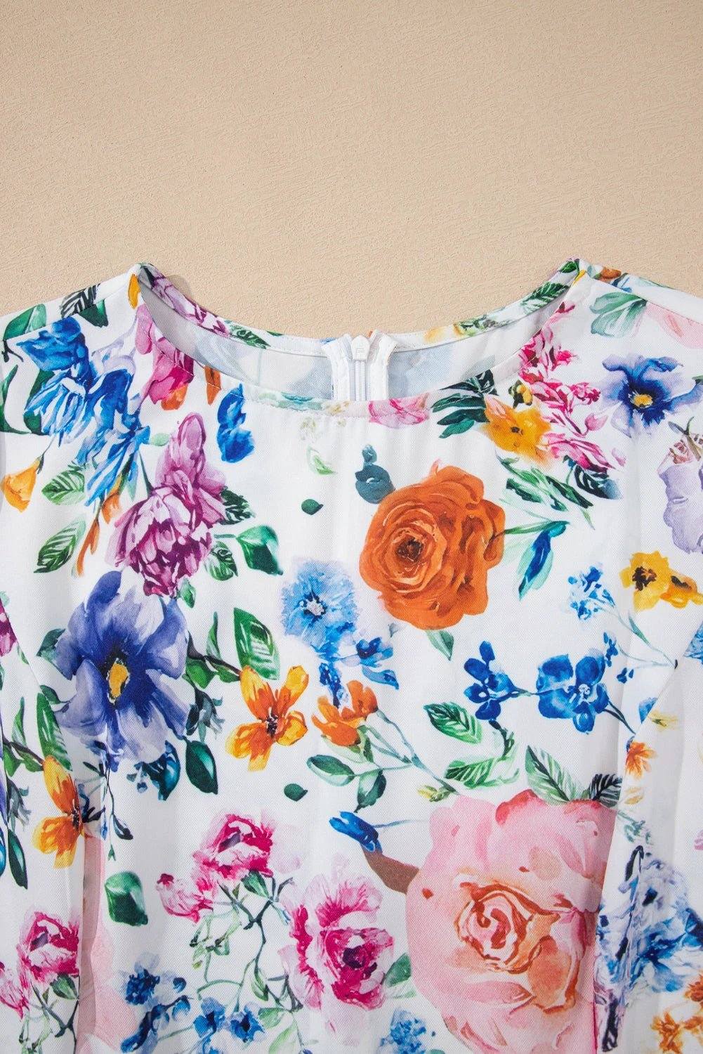  floral mini dress for women casual everyday outfit