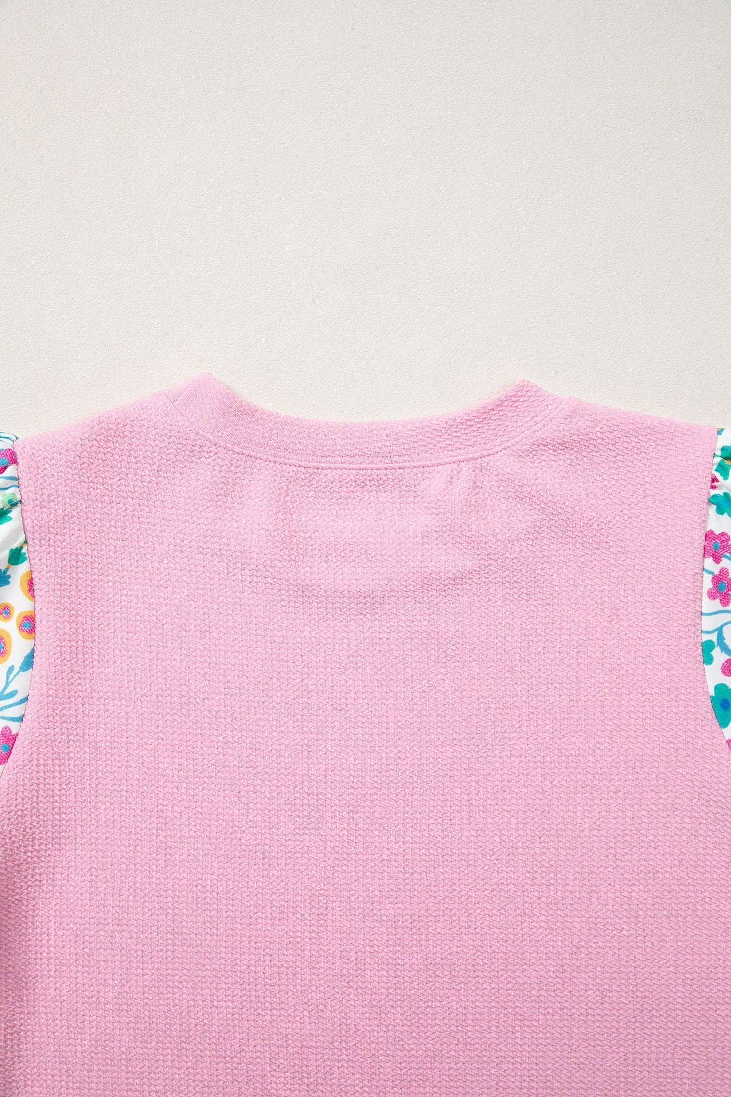 Dear-Lover Dropshipping Floral Bubble Sleeve Blouse - Blouses Tops/Blouses & Shirts
