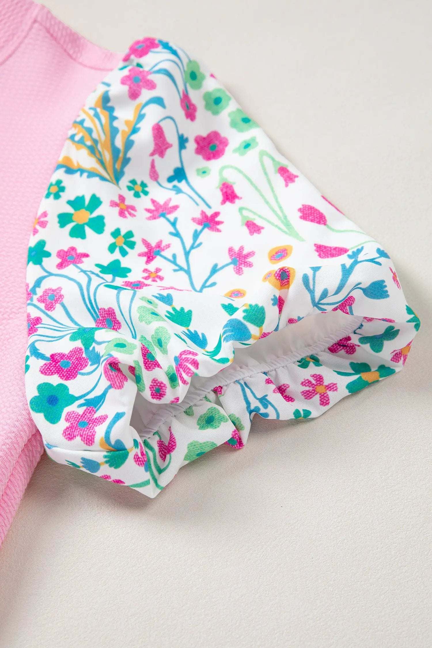 Dear-Lover Dropshipping Floral Bubble Sleeve Blouse - Blouses Tops/Blouses & Shirts