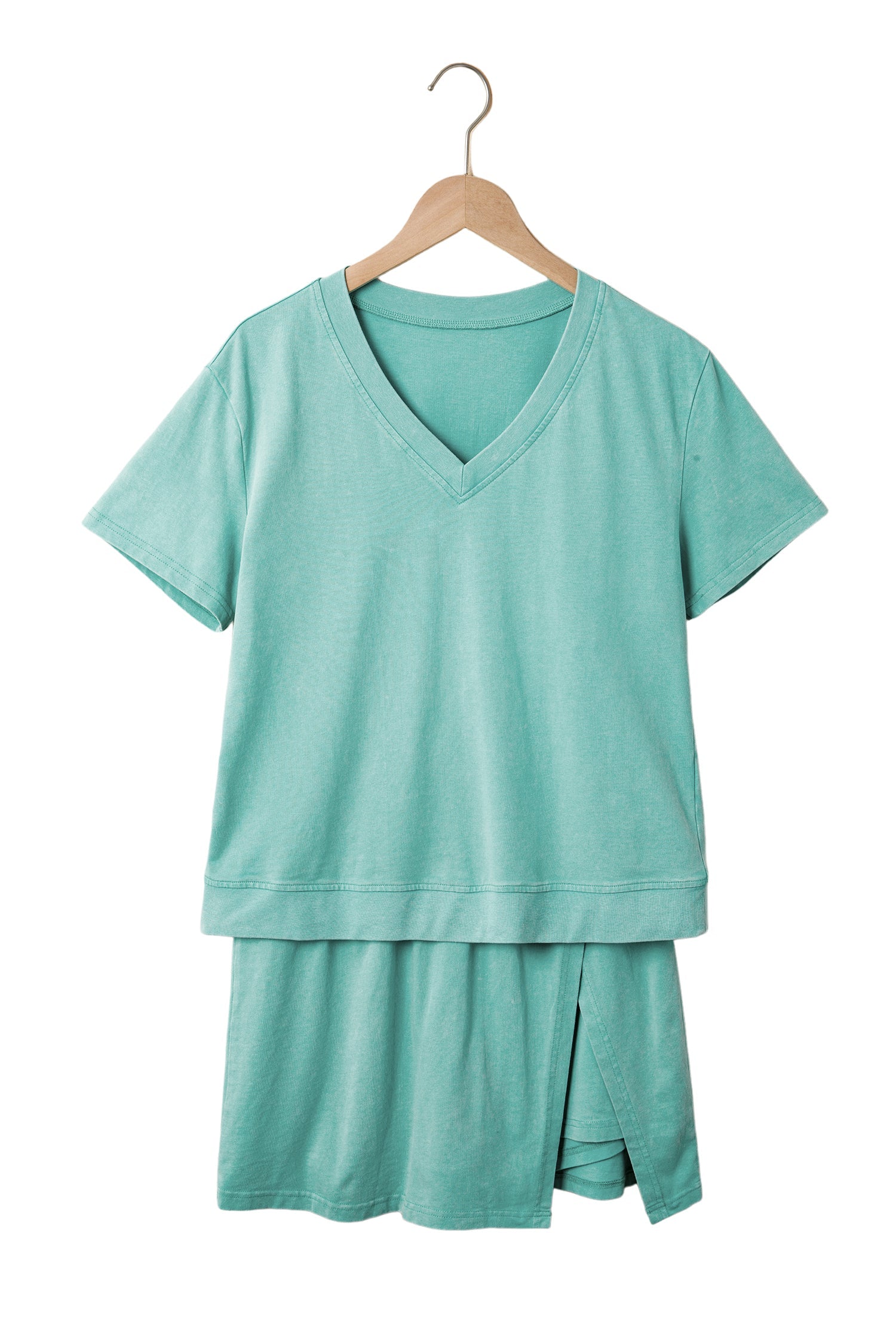 mineral wash tee and skort set
