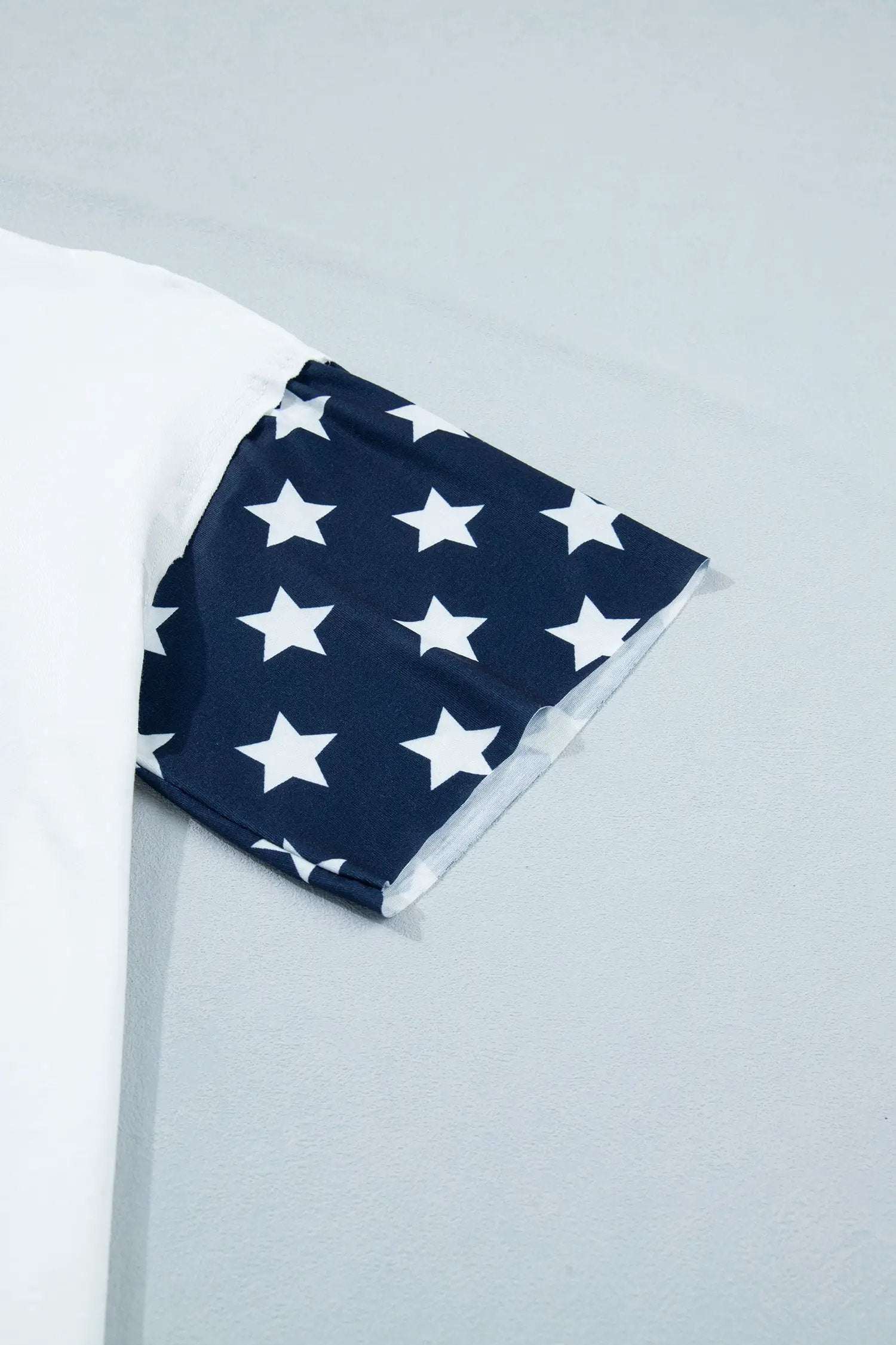 Dear-Lover Dropshipping Jet Stream Flag Print USA Graphic Patchwork Casual Tee - T-Shirts Graphic/Graphic Tees