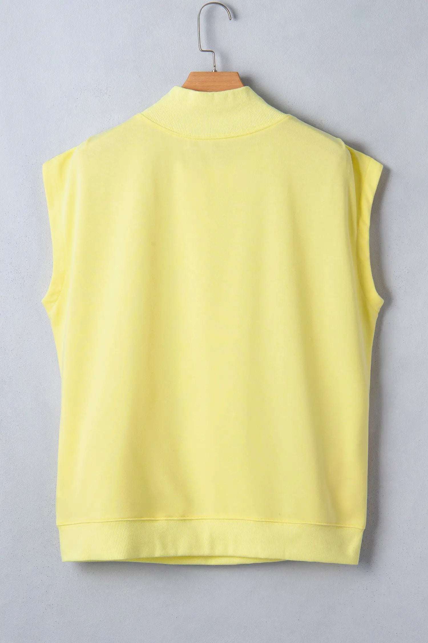 Dear-Lover Dropshipping Everyday Chic | High Neck Cap Sleeve Top Relaxed Fit Blouse - Blouses Tops/Tops & Tees
