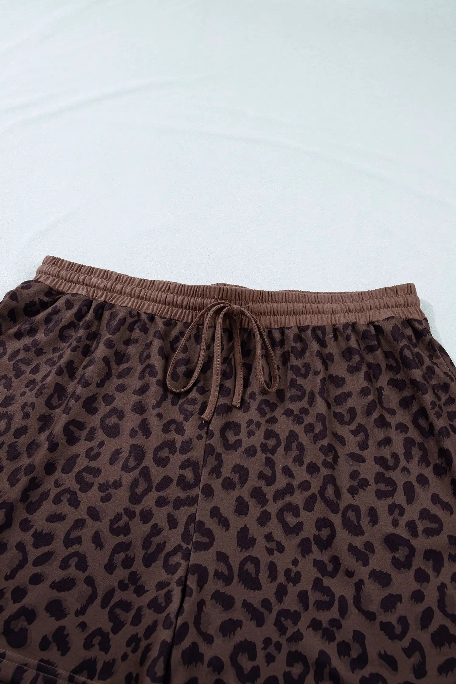 plus size leopard print lounge set