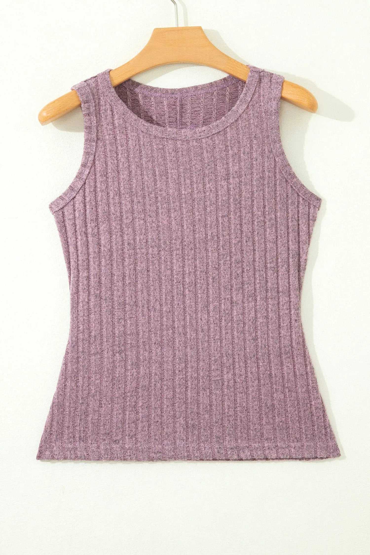 Ribbed Mineral Wash Tank Top slim fit cozy western casual top