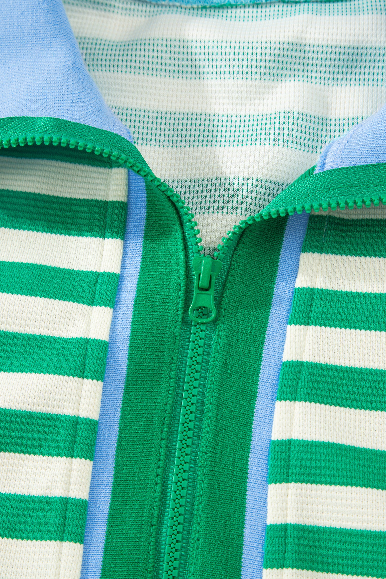Vacation Vibes | Textured Stripe Two Piece Skort Set With Contrast Trim