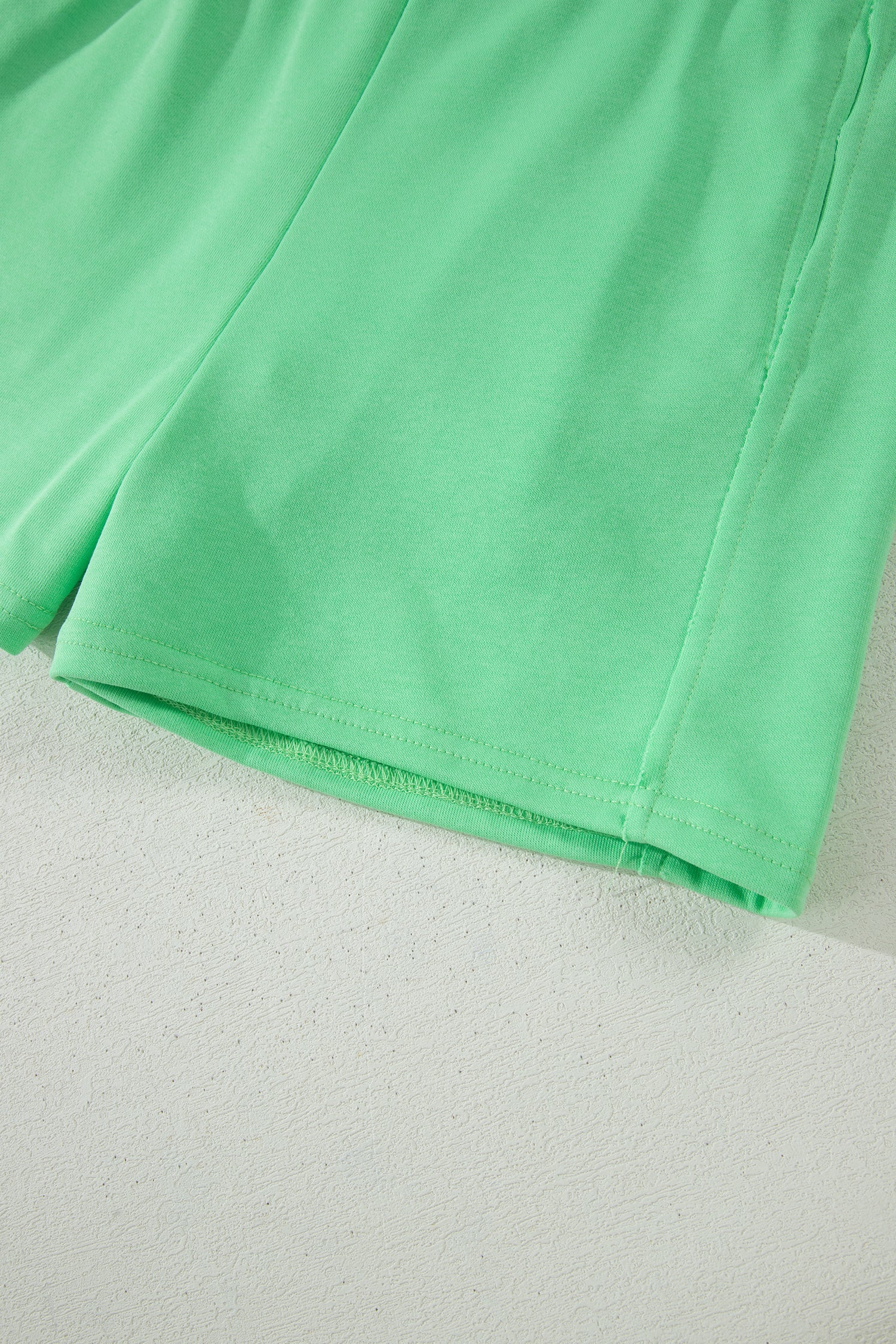 Ribbed Tank Top Shorts Set | Elastic High-Waist Outfit